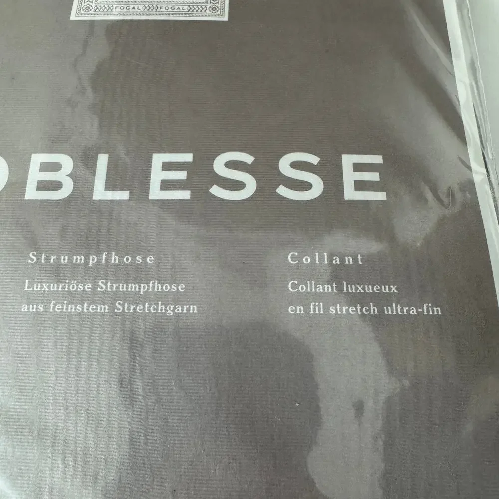 Y2K Fogal Noblesse 110 Pantyhose Graphite M Bergdorf Goodman Made in France
